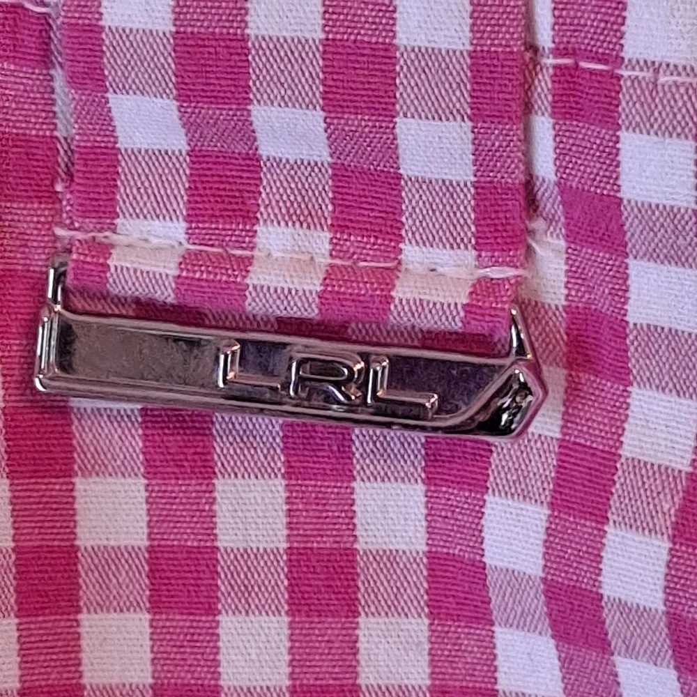 Lauren Ralph Lauren Pink Gingham Capris - Cropped Straight - Picture 3 of 10
